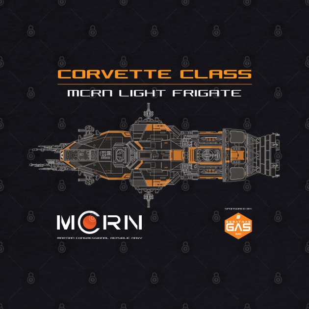 Corvette Class Light Frigate by d4n13ldesigns